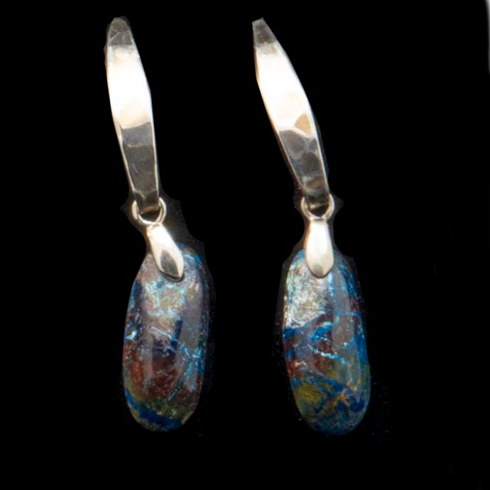 Shattuckite Earrings