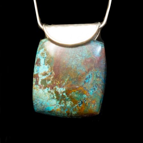 Shattuckite Pendant