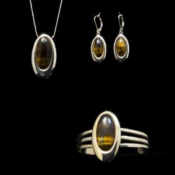 Blonde Tiger's Eye Set