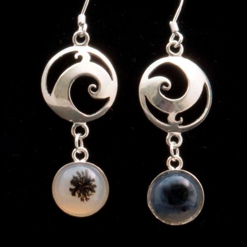 Montana Moss Agate Earrings