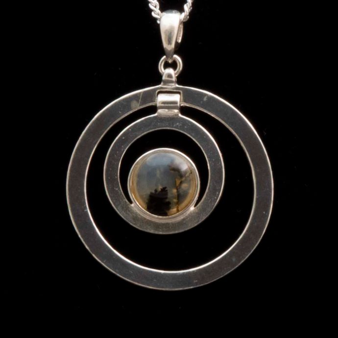 Montana Moss Agate Pendant
