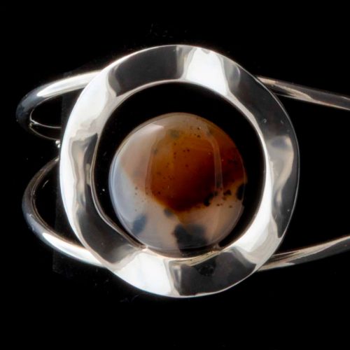 Montana Moss Agate Wavy Bracelet