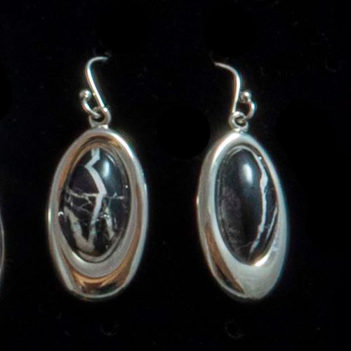 White Buffalo Earrings