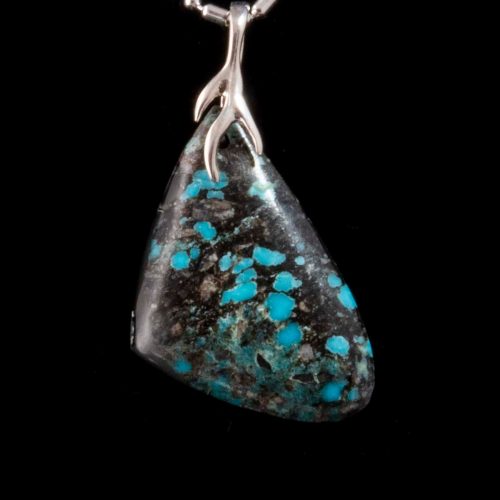 Turquoise Freeform Pendant