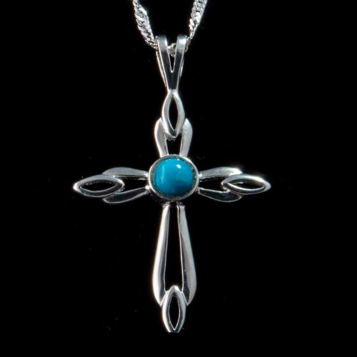 Turquoise Cross Pendant