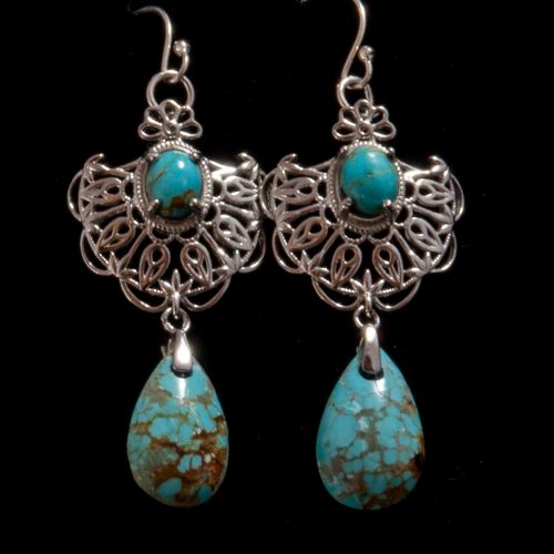 Fancy Turquoise Earrings