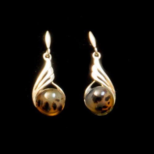 Montana Moss Agate Earrings