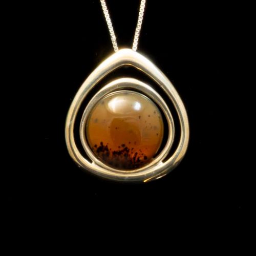 Montana Moss Agate Pendant