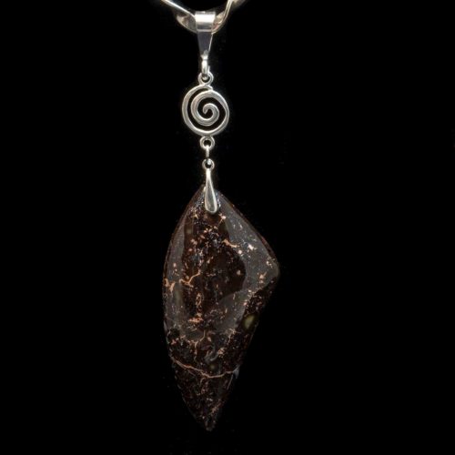 Montana Copper Fire Brick Pendant