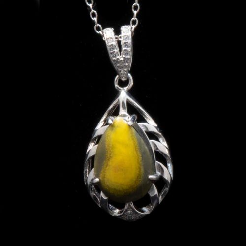 Bumble Bee Jasper Pendant