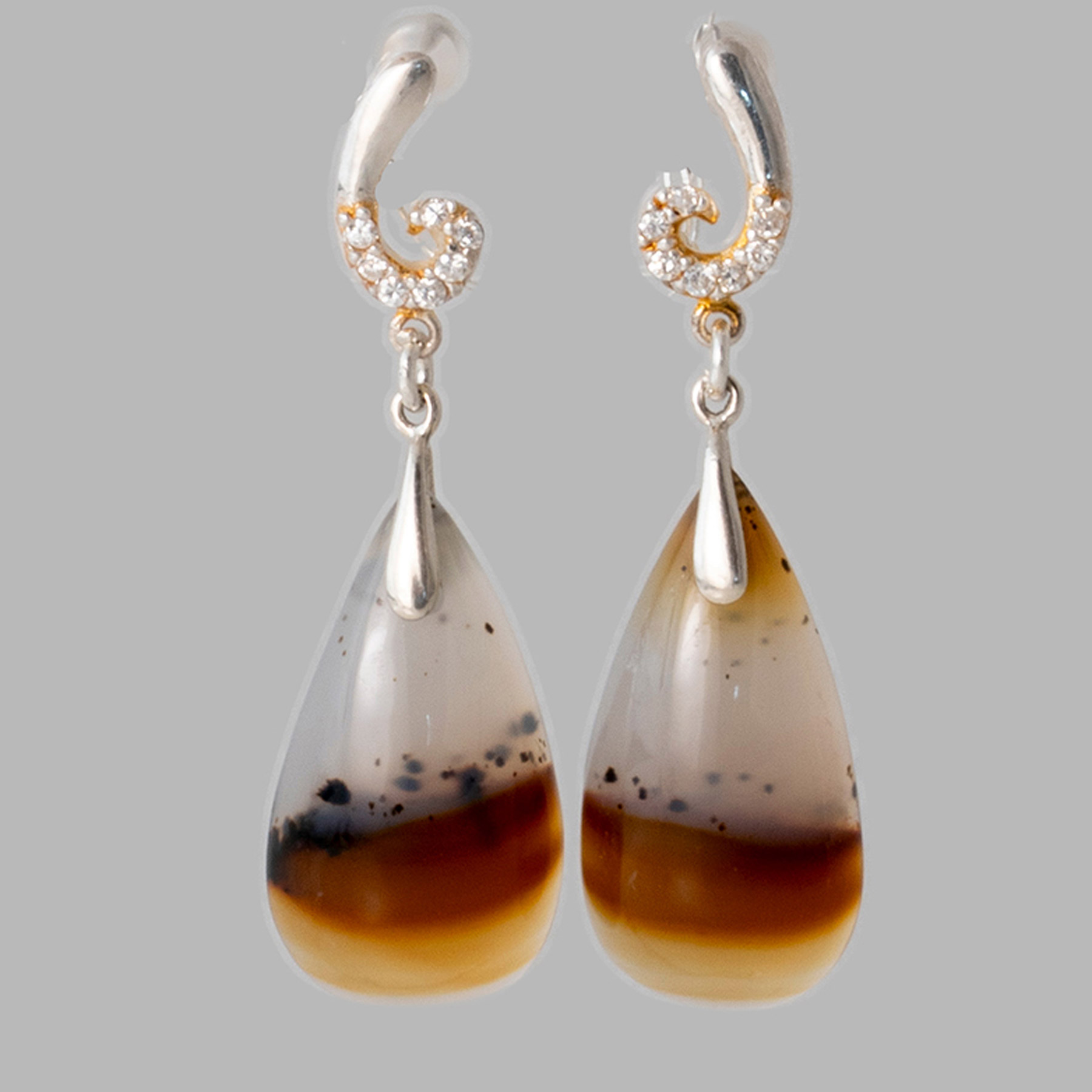 Montana Moss Agate Earrings