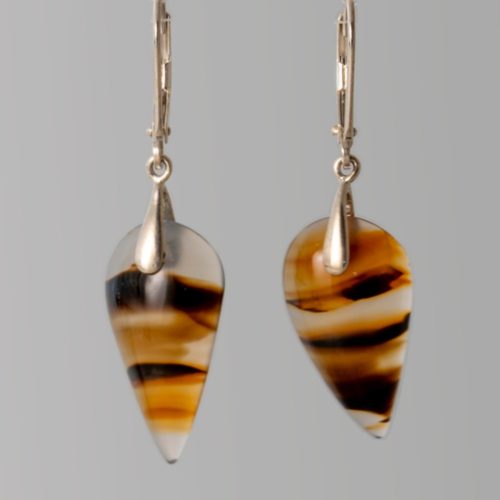 Montana Moss Agate Earrings