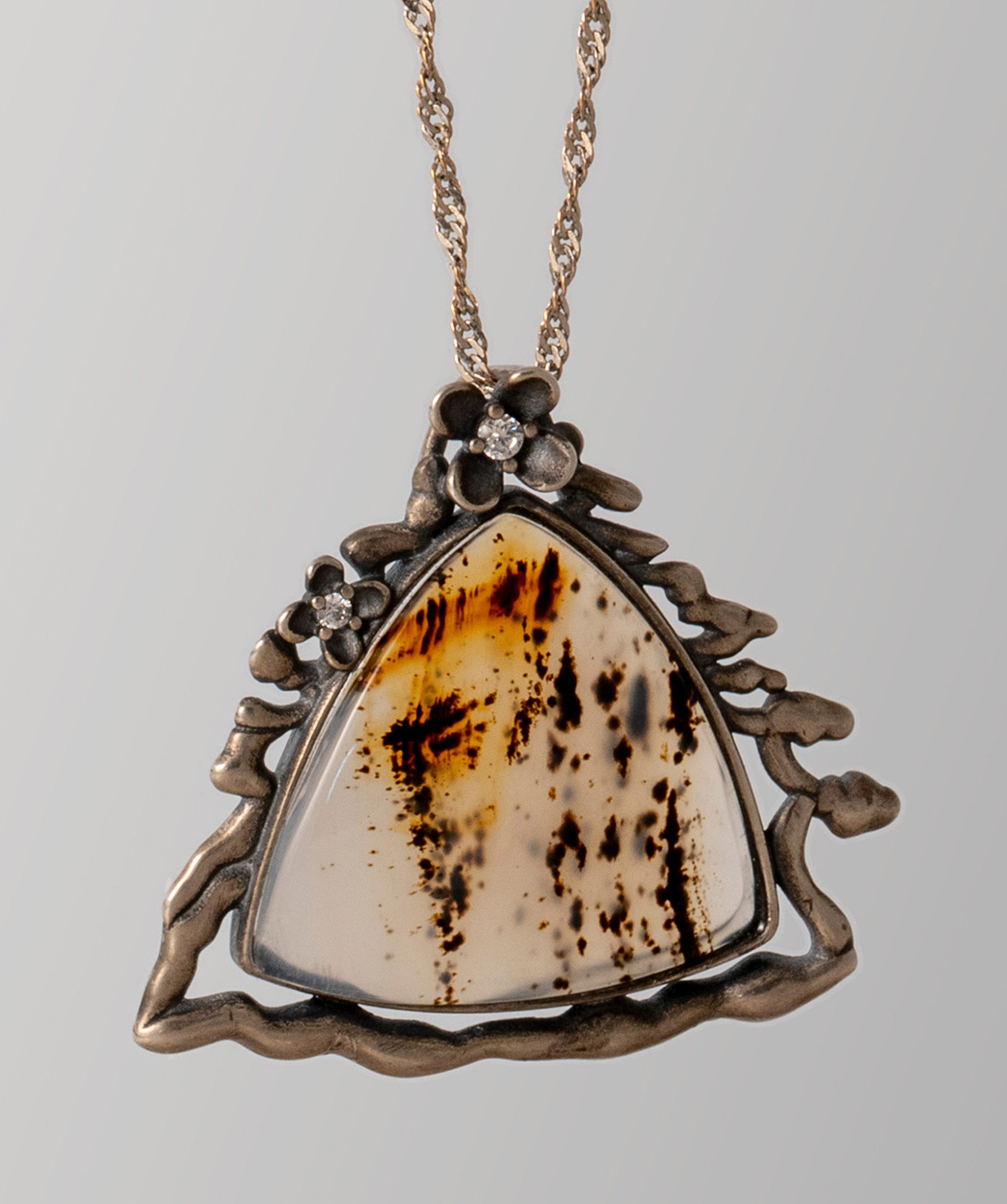 Montana Moss Agate Pendant