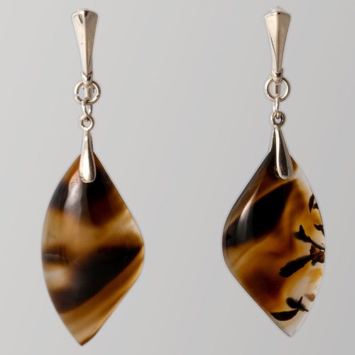 Montana Moss Agate Earrings
