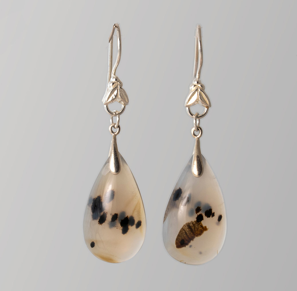 Montana Moss Agate Earrings