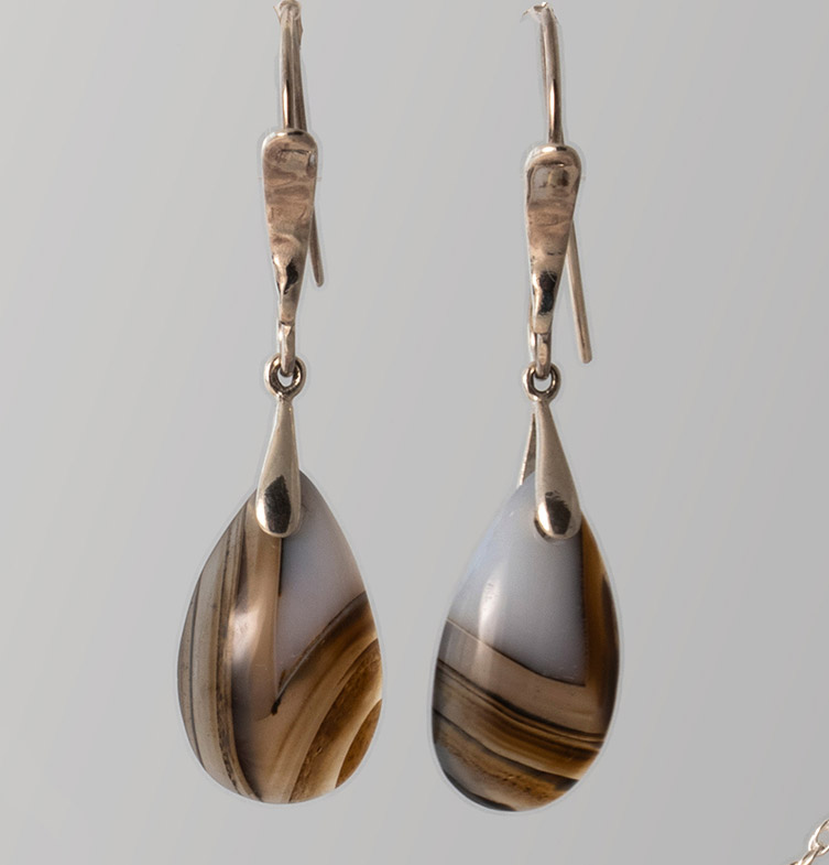 Montana Moss Agate Earrings