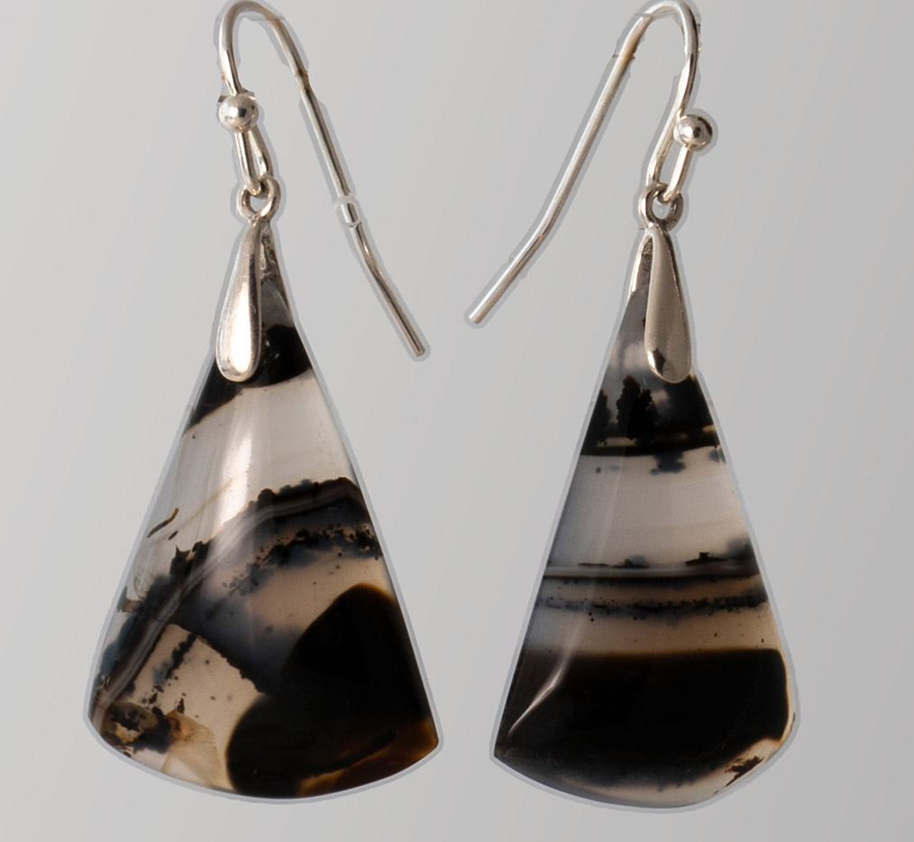 Montana Moss Agate Earrings