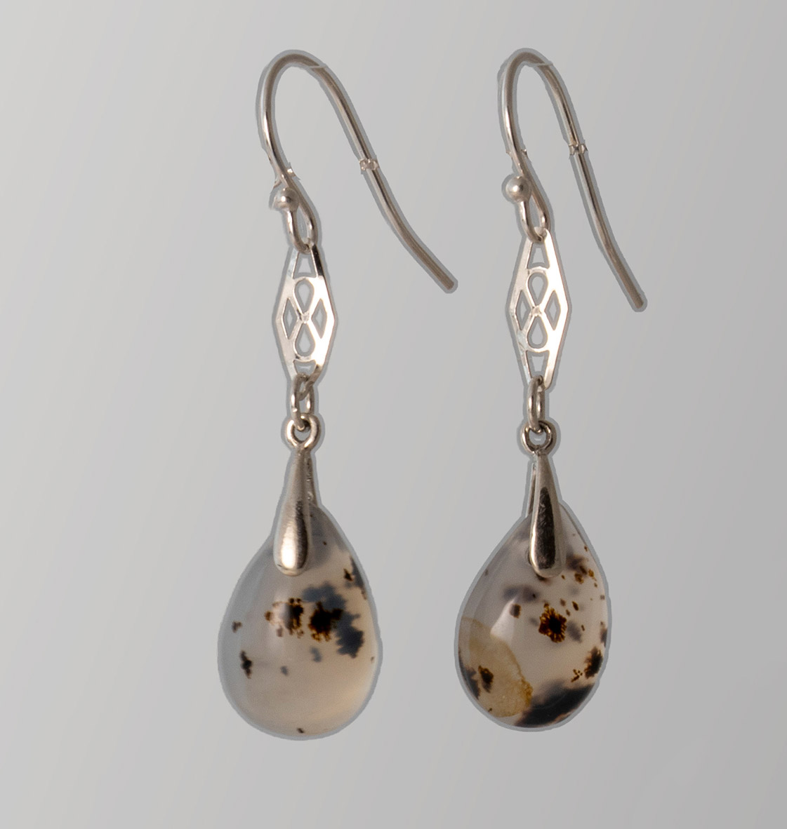 Montana Moss Agate Earrings