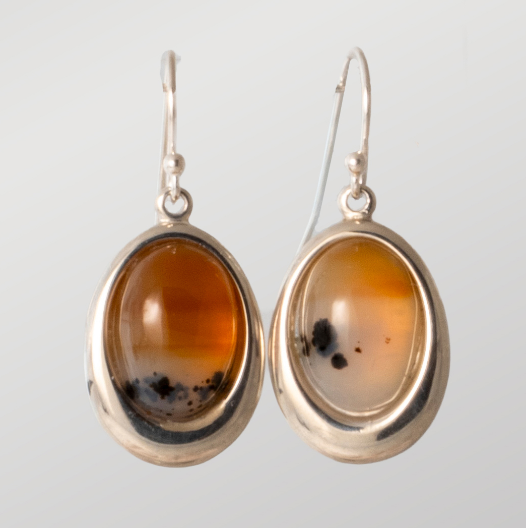 Montana Moss Agate Earrings