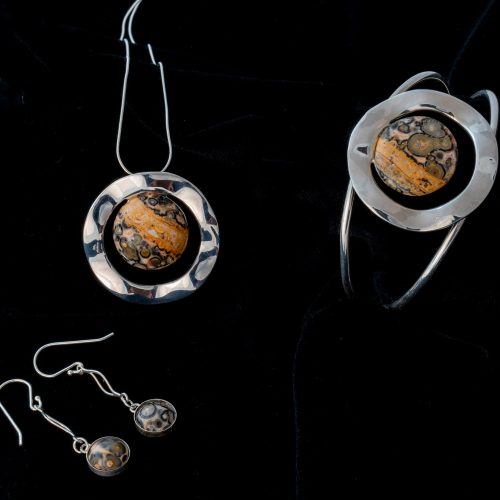 Leopardskin Jasper Wavy Set