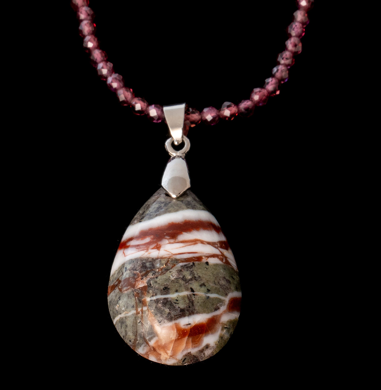 Rainbow Jasper Pendant