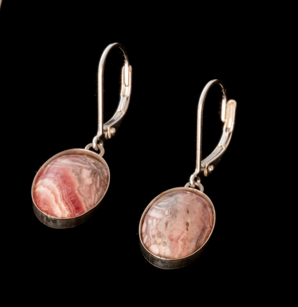 Rhodochrosite Earrings