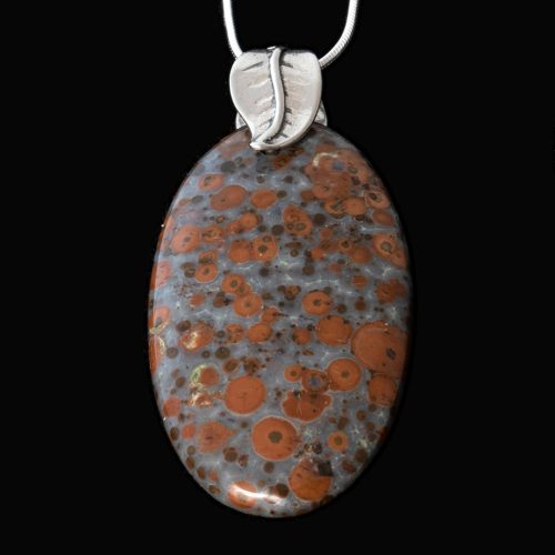 "Flower" Jasper Pendant